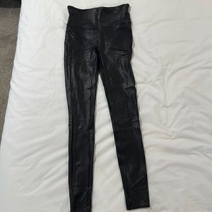 Spanx Faux Leather Leggings Tall
